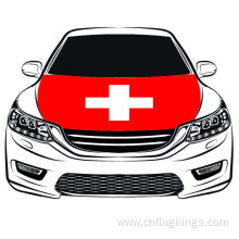 The World Cup 100*150cm Switzerlan Flag Car Hood flag High elastic fabric